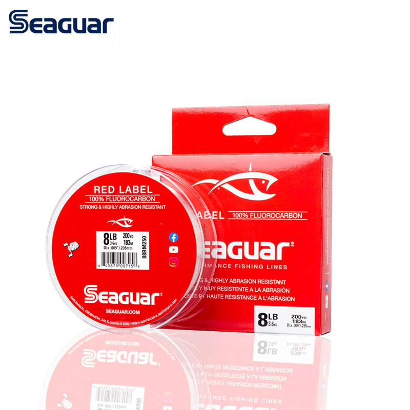 Fluorocarbon Line - SEAGUAR Red Label 160M/183M %100 JAPON