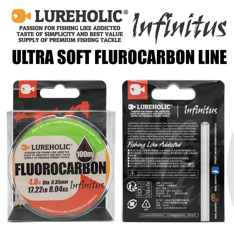 Fluorocarbon Line - Lureholic Infinity ultra yumuşak 100% florokarbon