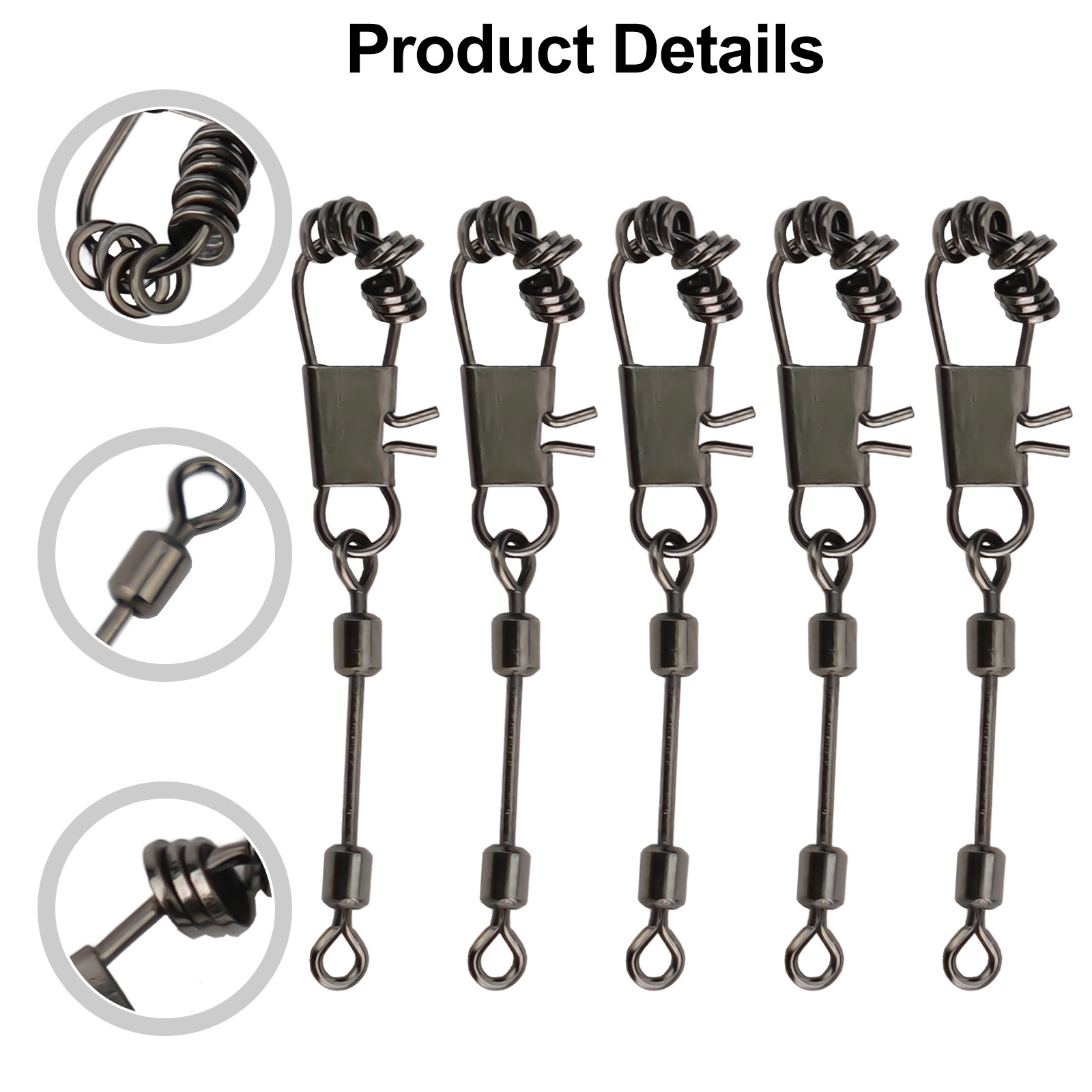 Leader Line - 10/20/50 adet küçük OVAL-TIPPET yüzükler 2mm