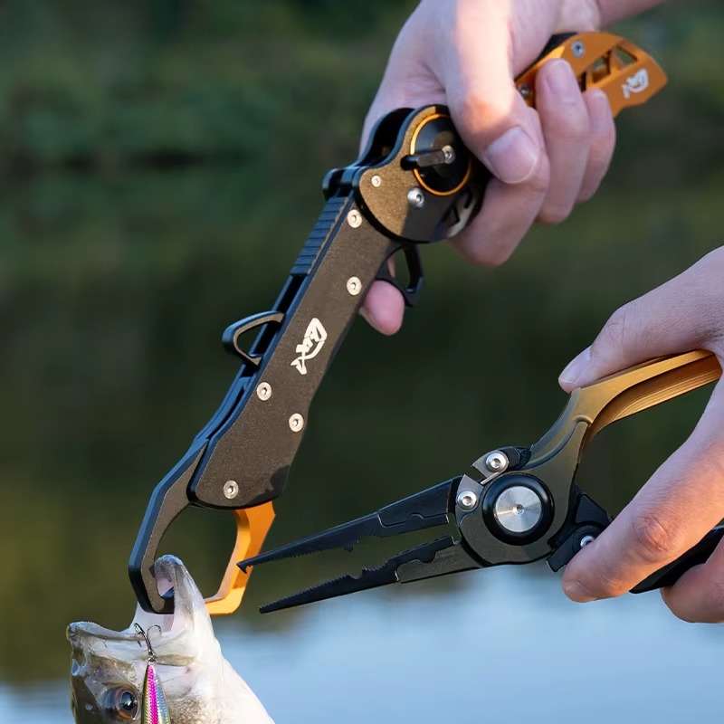 Fishing Line Cutter - Katlanabilir alüminyum alaşımlı balıkçılık pensesi kavrama
