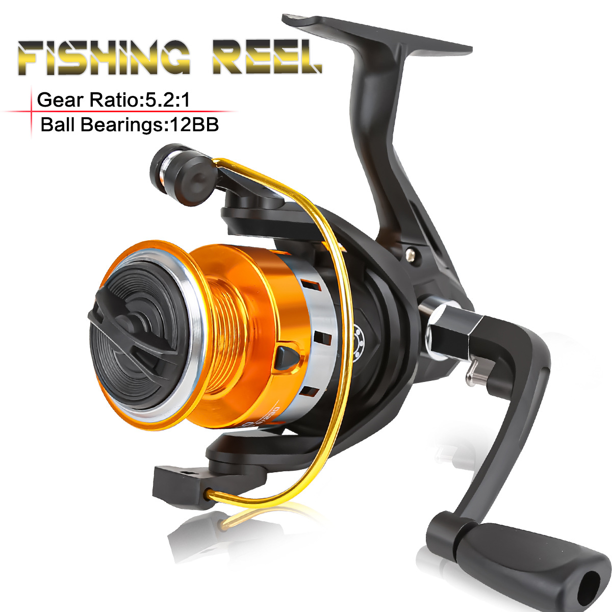Ice Fishing Line - Metal Makaralı Uzun Atışlı Balıkçılık Makarası,
